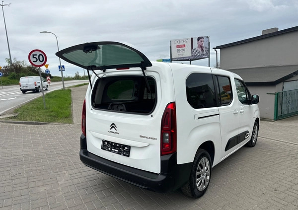 Citroen Berlingo cena 57900 przebieg: 130950, rok produkcji 2020 z Głowno małe 379